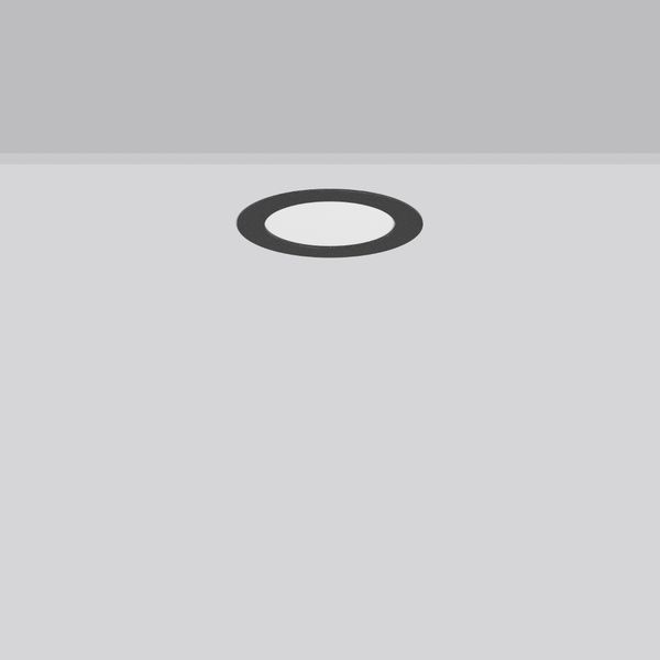 TOLEDO FLAT+ round, 10 W, 860 lm, 827-865, anthracite, DALI Recessed d image 2