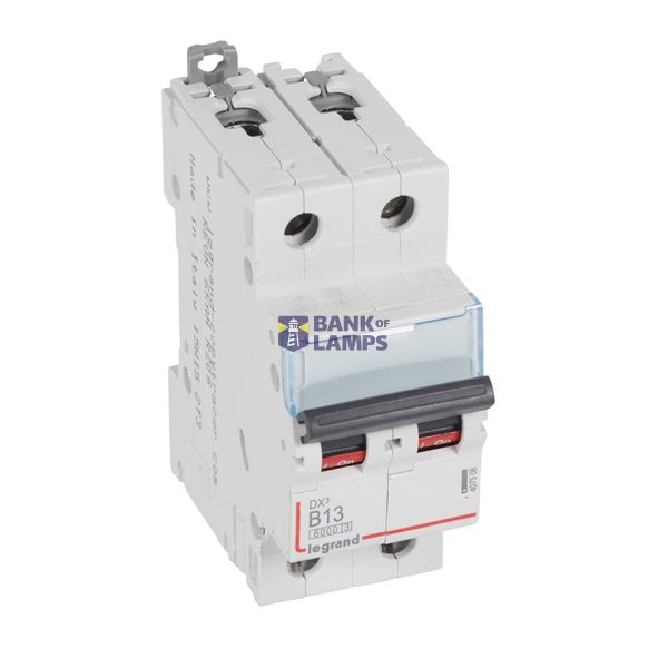 MCB - DX³ 6000 - 10 kA - 2P - 230/400 V~ - 13 A - B curve image 2