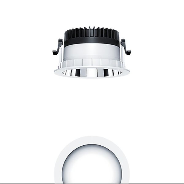 PANOS R R150 1k-940 LDO H AL WH - LED ceiling-recessed luminaire image 1