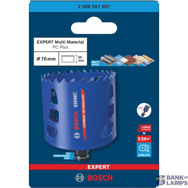 EXPERT Tough Material Hole Saw 76 mm image 2