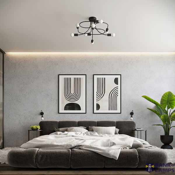 Chandelier LEVAR 4 black image 5