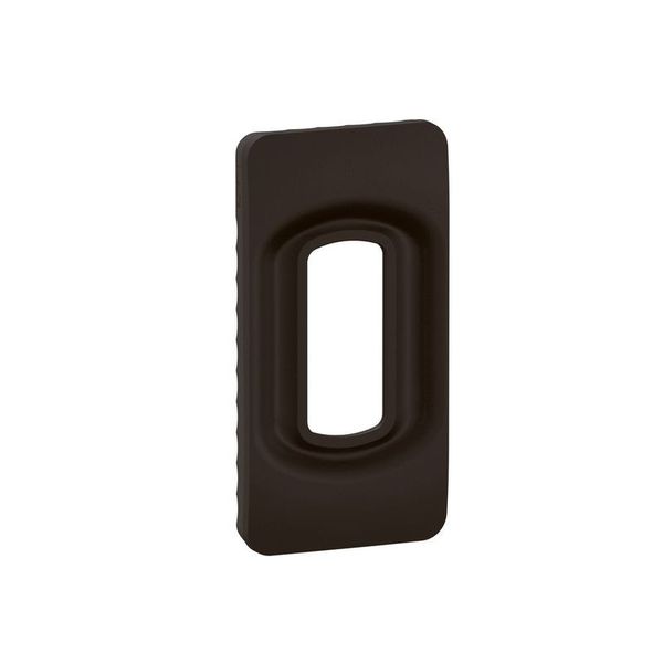 PLATE 1/2 GANG MAT BLACK image 2