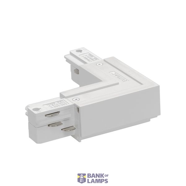 EUTRAC L-connector, outer earth, white image 1