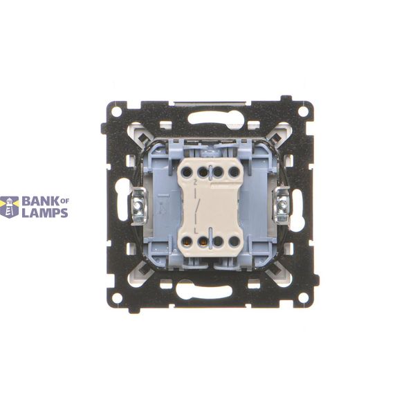 Single shielded computer socket RJ45 category 6 with anti-dust cover, (module), Simon 24, IP20, graphite mat image 1