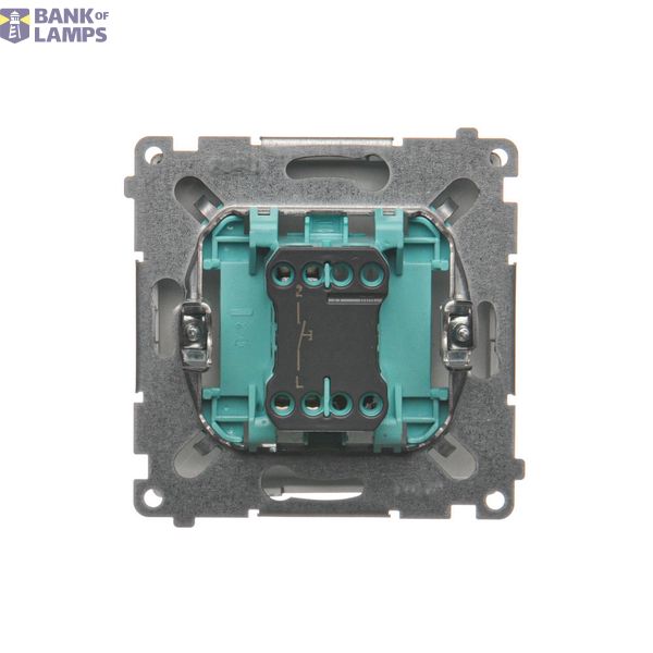 Touch panel 2 modules, Modul 1: 2 vertical touch fields, Module 2: 4 touch fields, Fixing: horizontal, Silver mist image 1