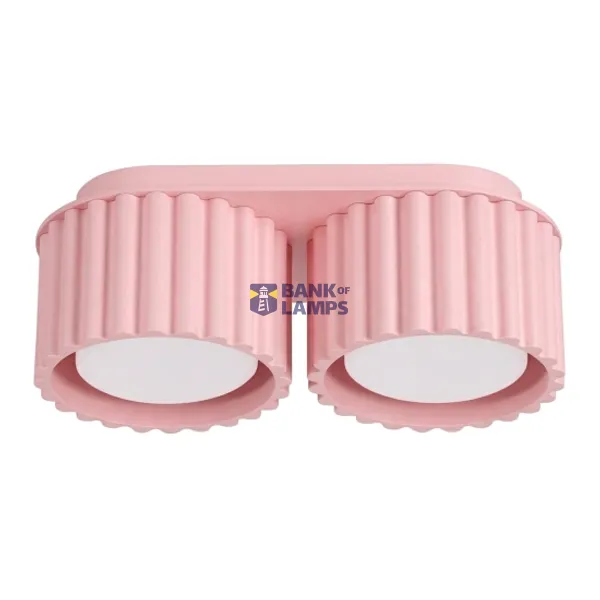 Ceiling lamp AURA 2 pink Gx53 image 1