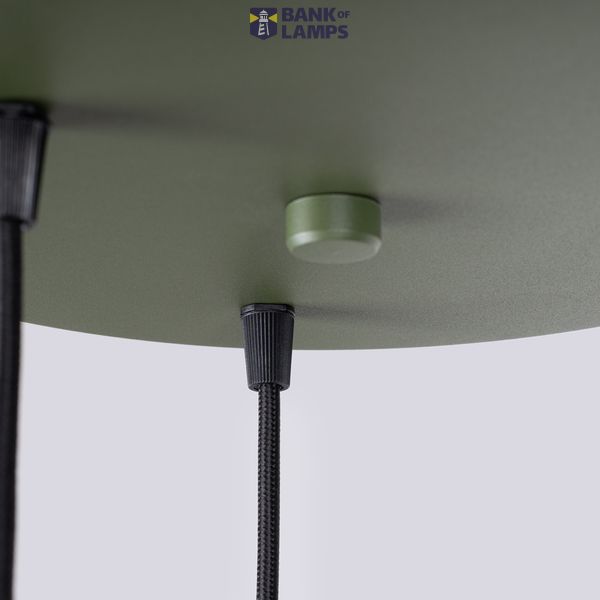 Pendant lamp HALO 3P olive green image 9
