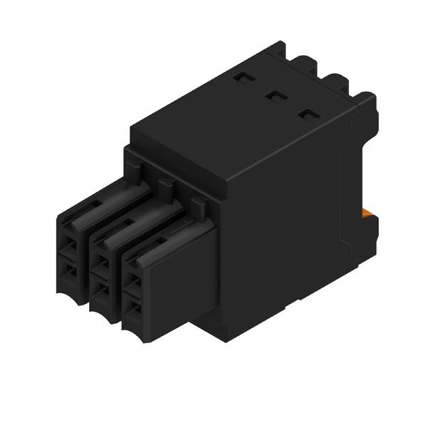 PCB plug-in connector, female plug, 3.50 mm, Number of poles: 6, 180°, PUSH IN with push button, Clamping range, max. : 1.5 mm², Box image 1