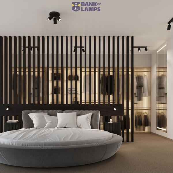STYLISH WALL LAMP WITH MOVABLE BLACK LAMP FROM THE KARBON SERIES FOR ADDITIONAL LIGHTING image 4