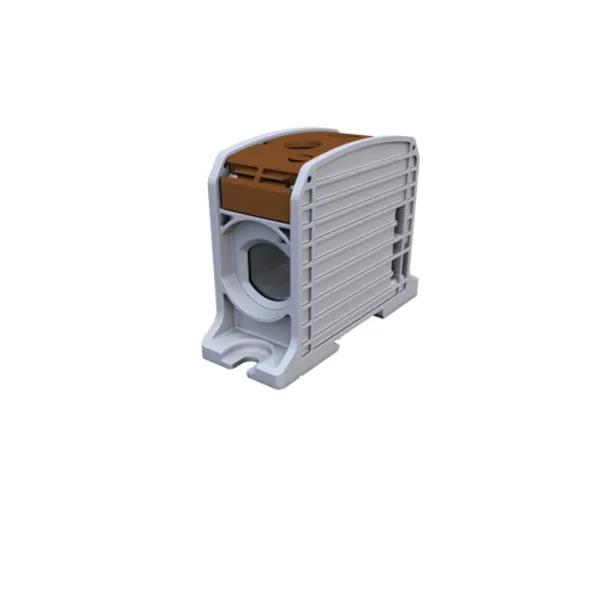 STB 185 Rail-mounted terminal block Al/Cu 87810 SIMBLOCK brown image 2