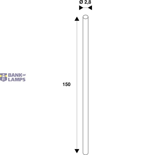 SYLVANIA LED T8 tube 26W, lamp , 1500mm, G13, 6500K image 2
