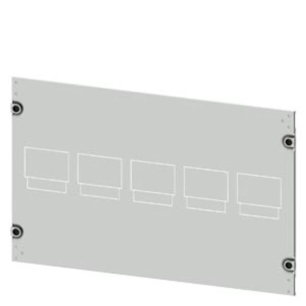 Masking frame 3VA20 (100 A), 3VA21 (160 A), 3VA22 (250 A), 3-pole, fixed-mounted, plug-in design, image 1