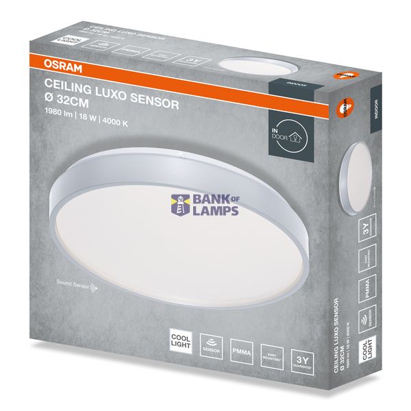 CEILING LUXO SEN 18W 840 IP20 SI OSRAM image 2
