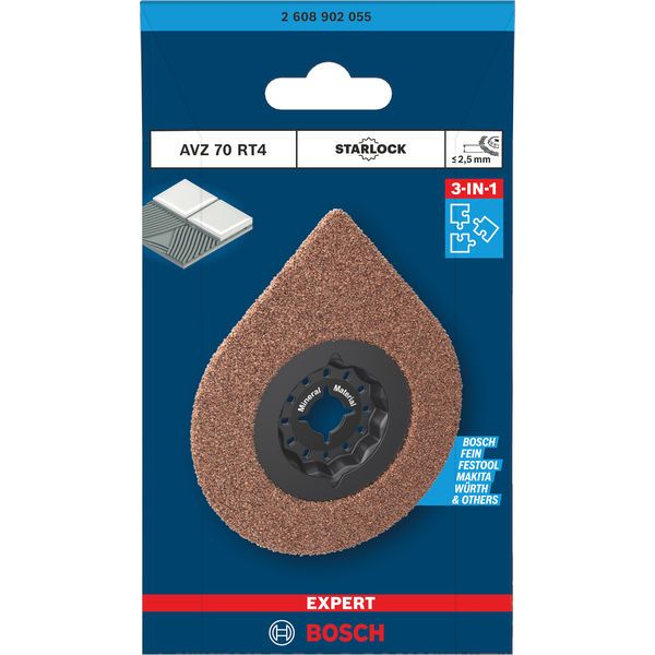 EXPERT 3 max AVZ 7 RT4 Multitool Grouting Plate 7 mm 5 pcs. image 2