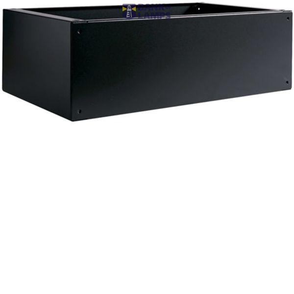 Base for modular display cabinet IP54 RAL9005 600x200x400 (WxHxD) FZ922WP image 1