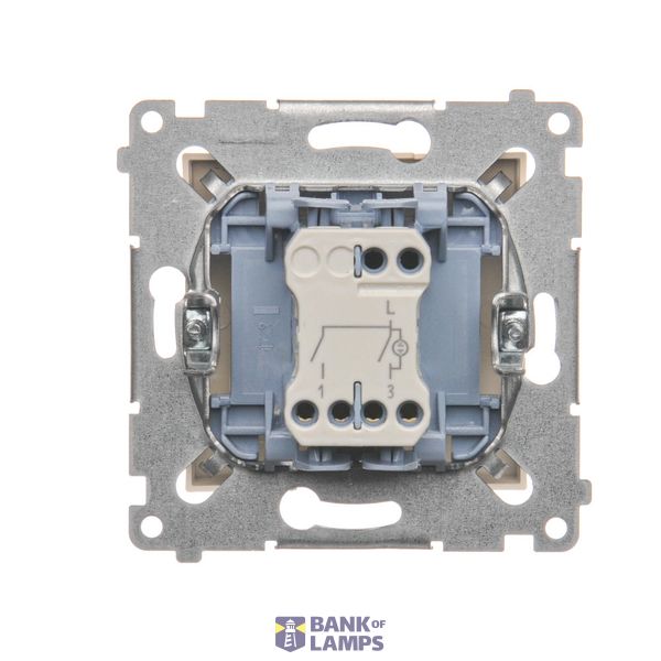5 gang frame, anthracite, metalic image 1