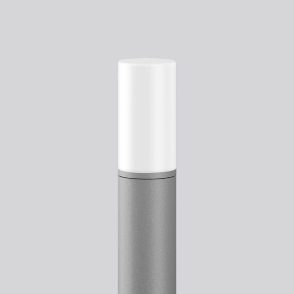 MEGA TUBE, 10 W, 1050 lm, 840, silver, on/off Bollards, D 115 H 1000,  image 2
