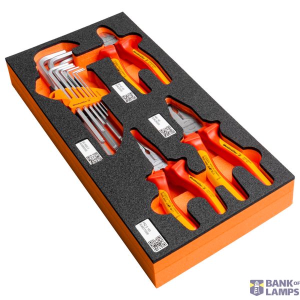 Insert (workshop trolley), with tools, Height: 390 mm, Width: 185 mm,  image 1