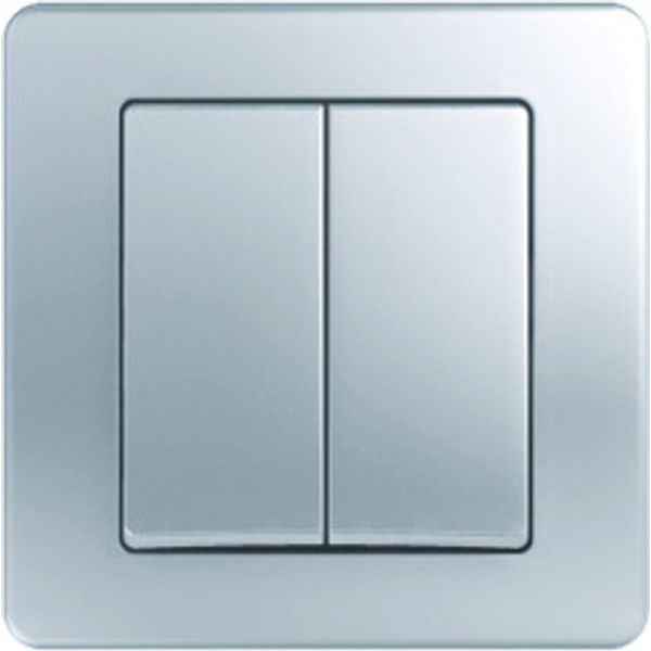 SWITCH 2GANG-1WAY 10AX 250V~ ES 4315300 image 1