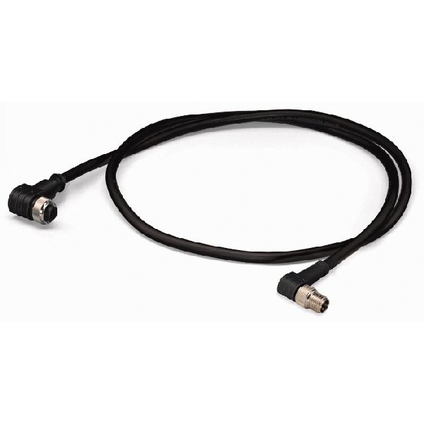 Sensor/Actuator cable M12A socket angled M8 plug angled image 2