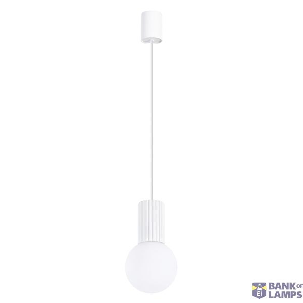 Pendant lamp HALO 1 white image 1