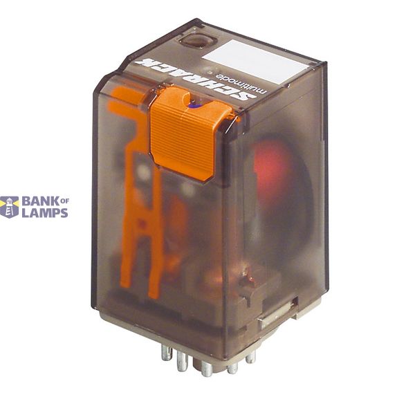 Plug-in Relay 11 pin 3 C/O 24VDC 10A, series MT image 1