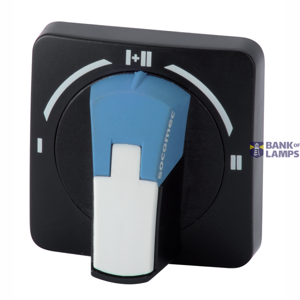 Handle type S000 for external operation, IP65, Black, indication I-I+I image 1