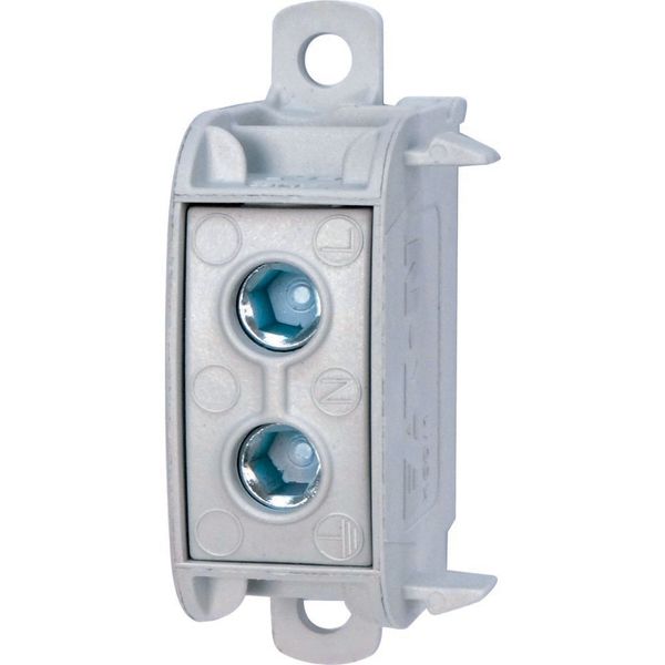 Block terminal / terminal, 2.5-50mm², 1p, 150A, snap-fit, screwable, dome attachment image 5