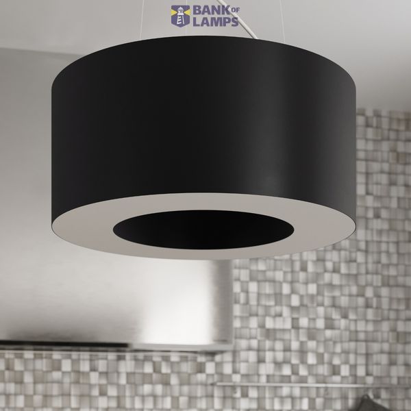 CHANDELIER SATURNO 90 BLACK E27 8X60W IP20 image 5