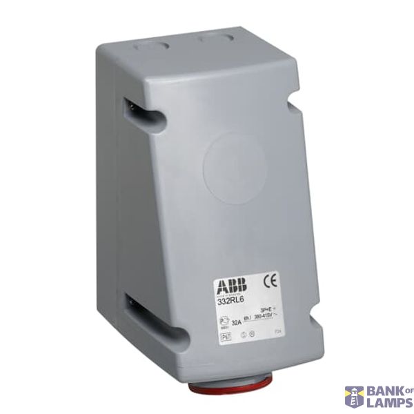 Industrial Socket Outlets for Looping, 3P+E, 32 A, Optional voltage V image 1