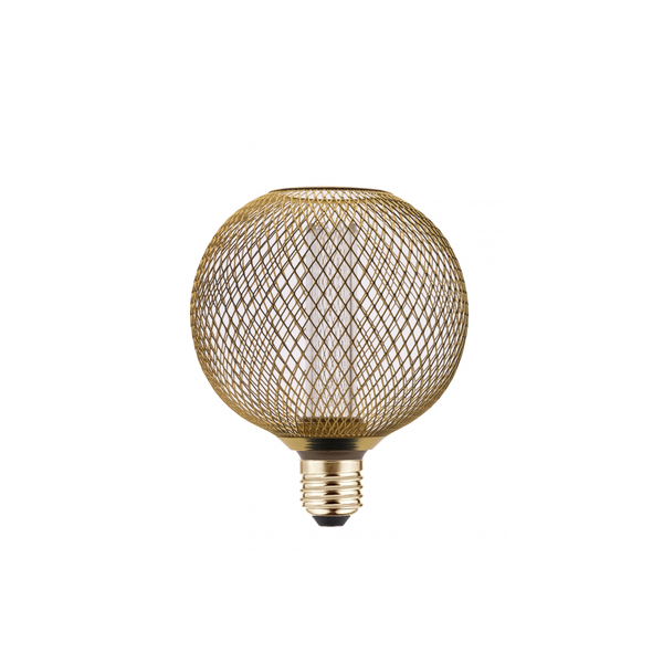 LED Bulb GRID, E27, C125, 3.5 W, 120 lm, 1800K, AC220-240V, 320°, golden image 2
