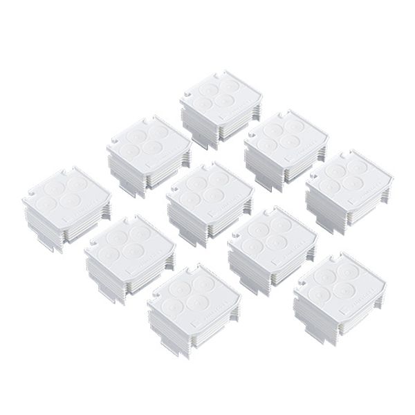 TECTON T EC IP64 10PCS - Mounting rail end cap set image 1