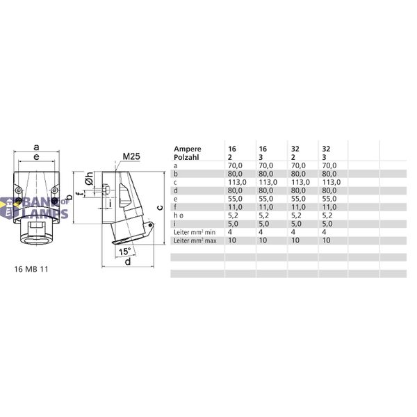 WCD 16A 2P 24V IP44 80x70 Ni image 3