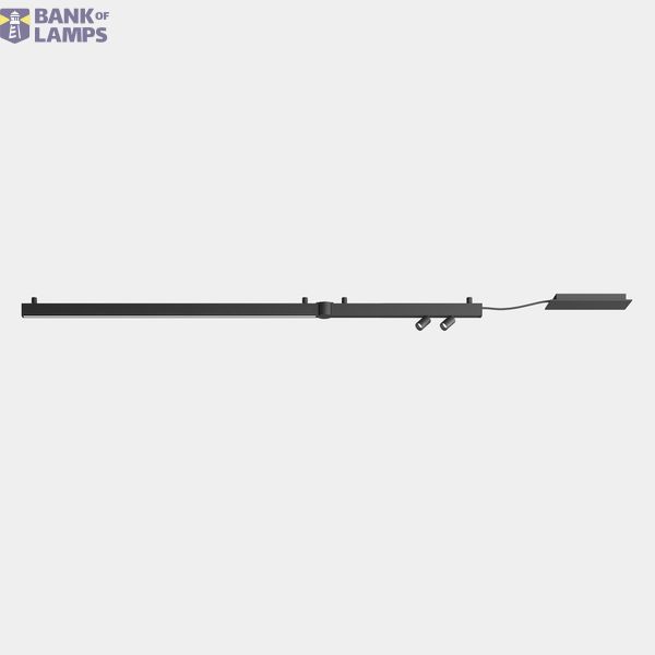 Lineal lighting system Apex Lineal Surface 1595mm 2 Spots 30mm 18W LED neutral-white 4000K CRI 90 ON-OFF White IP20 1770lm image 1