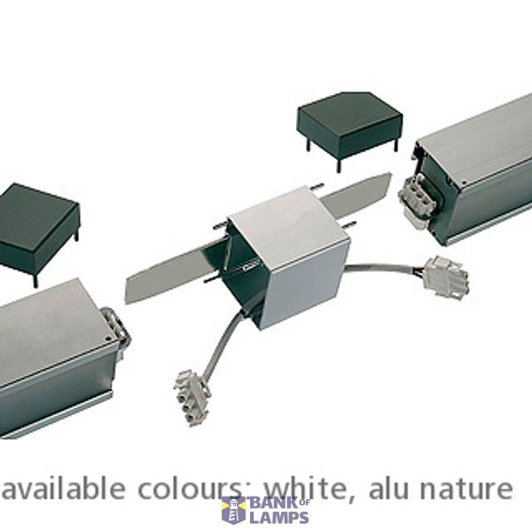Q-LINE longitudinal coupler, white/chrome image 2