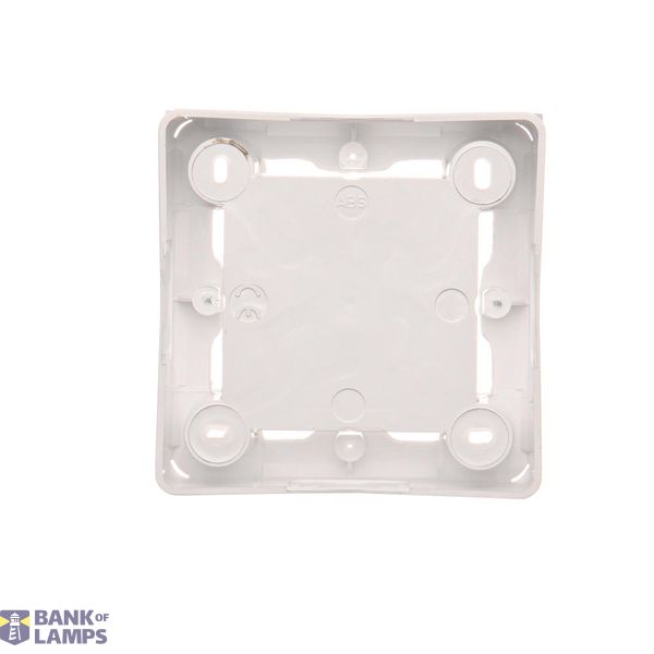 Transition adapter for 45x45 mm fitting type, Inox, metallized image 1