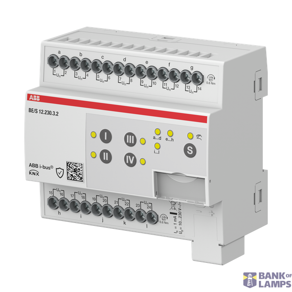 Binary Input, 12-fold, 10-230 V  Manual Operation, MDRC image 1