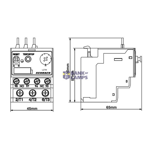 Thermorelais CUBICO Mini, 0.63-1A image 3