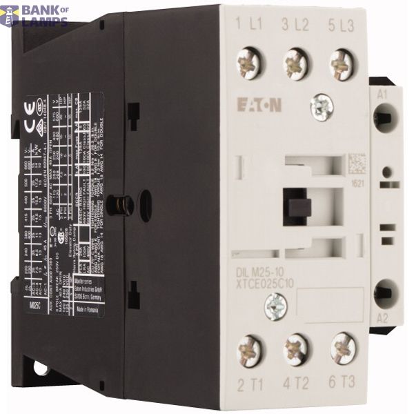 Contactor, 3 pole, 380 V 400 V 11 kW, 1 N/O, 230 V 50 Hz, 240 V 60 Hz, image 5