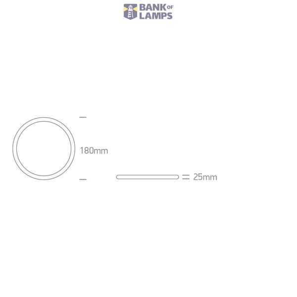 WHITE PLAFO 12W CCTV UGR19 230V image 2