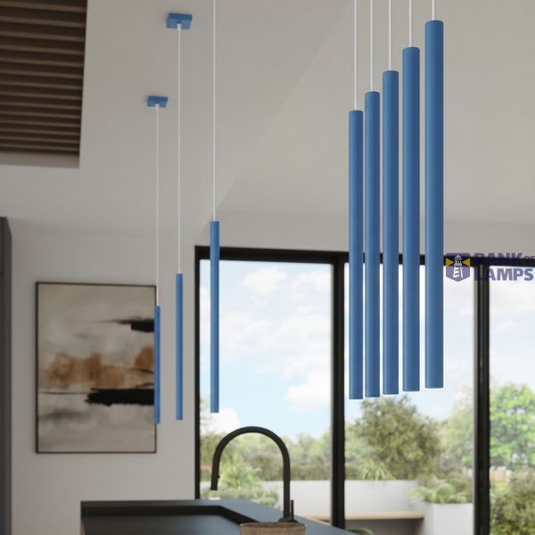 Pendant lamp PASTELO 1 azure image 5