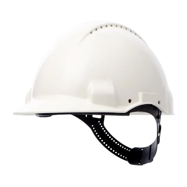 3M™ Hard Hat, Uvicator, Pinlock, Ventilated, Plastic Sweatband, White, image 3