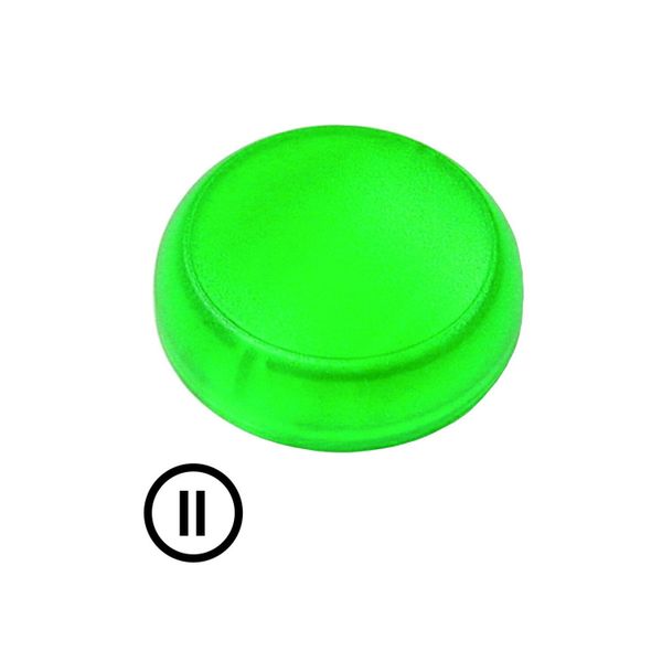 M22-XL-G-X2 Lens, indicator light, green, flush, II image 3