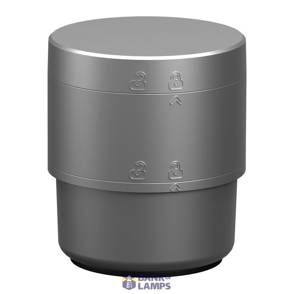 DC base direct/tube & cover in silver image 1