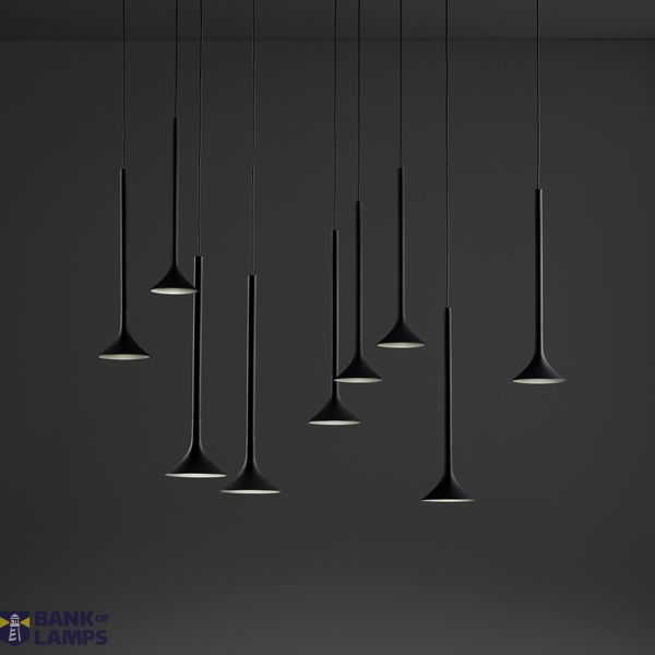 Pendant Alive 18 Bodies LED 123.4W 8863lm 2700K Black image 1