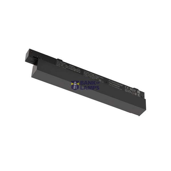 48V SYSTEM, Intrack LED Treiber, 48VDC, 200W, On/Off, Klemme für 220-240VAC Anschlusskabel, Kabelkammer, schwarz image 1