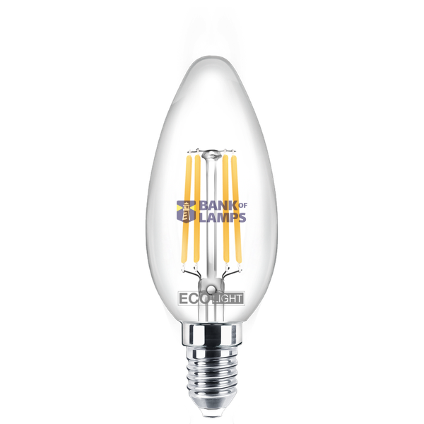 FIL. LED ECOLIGHT CANDELA CHIARA image 1