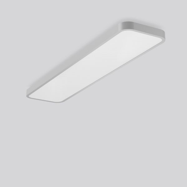 TRIONA rectangle, 49 W, 6500 lm, 840, silver, DALI Ceiling and wall lu image 2