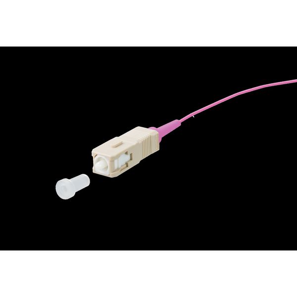 OpDAT pigtail SC-PC, OM4, violet image 2