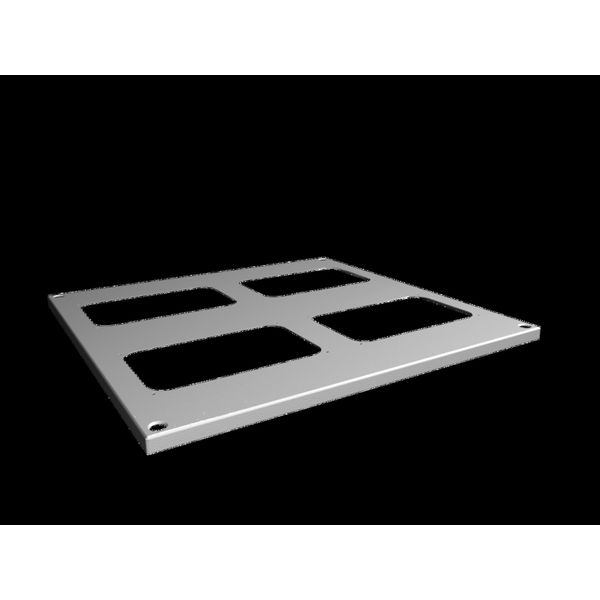 VX Roof plate, WD: 600x600 mm, for cable entry glands image 2